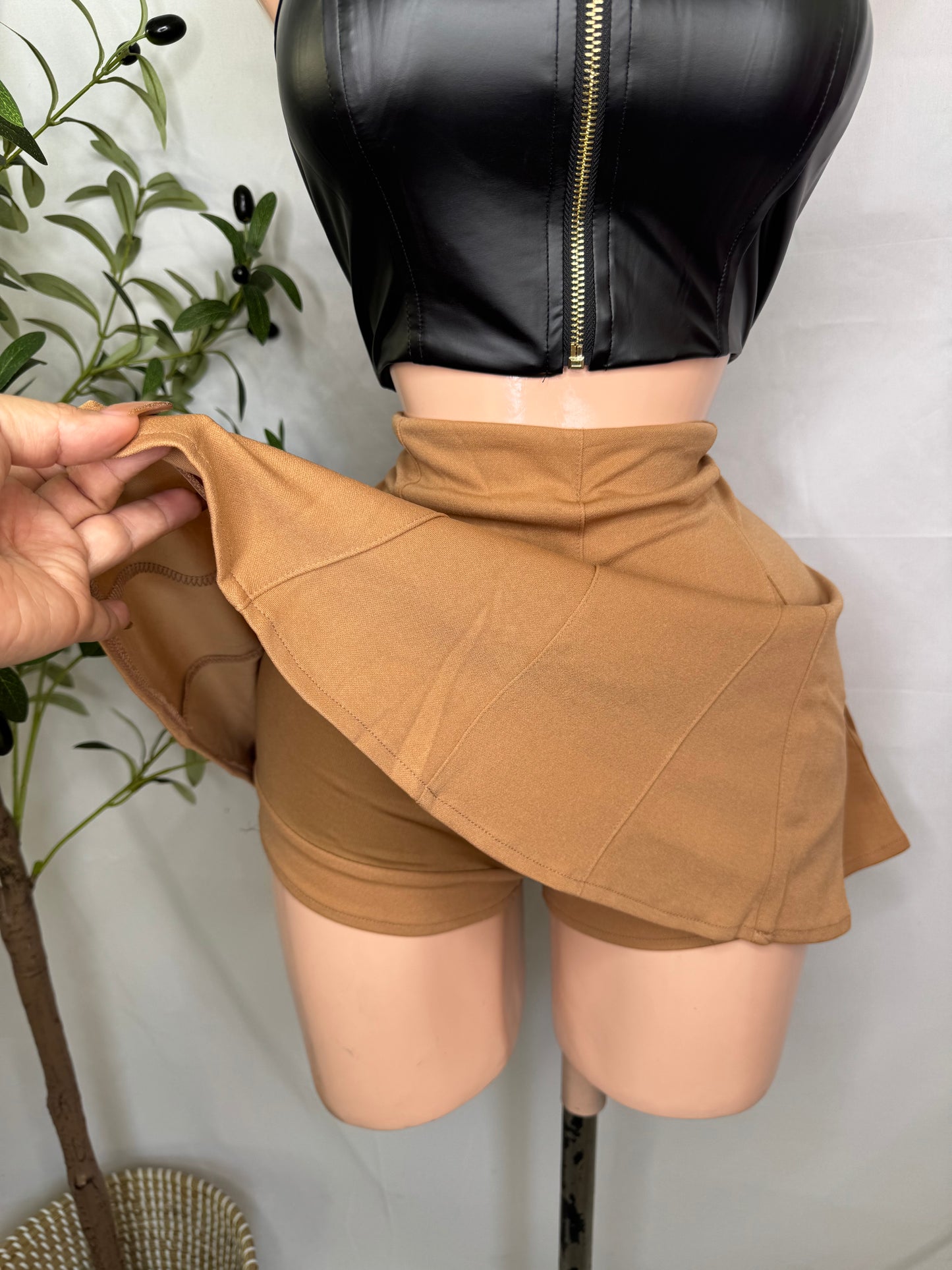 Camel Skort