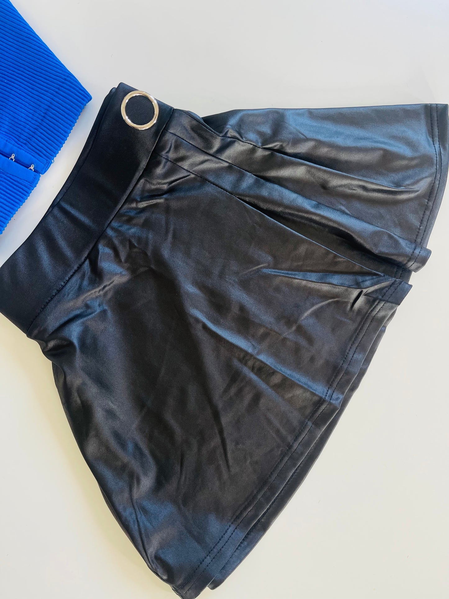 Leather Skirt Black