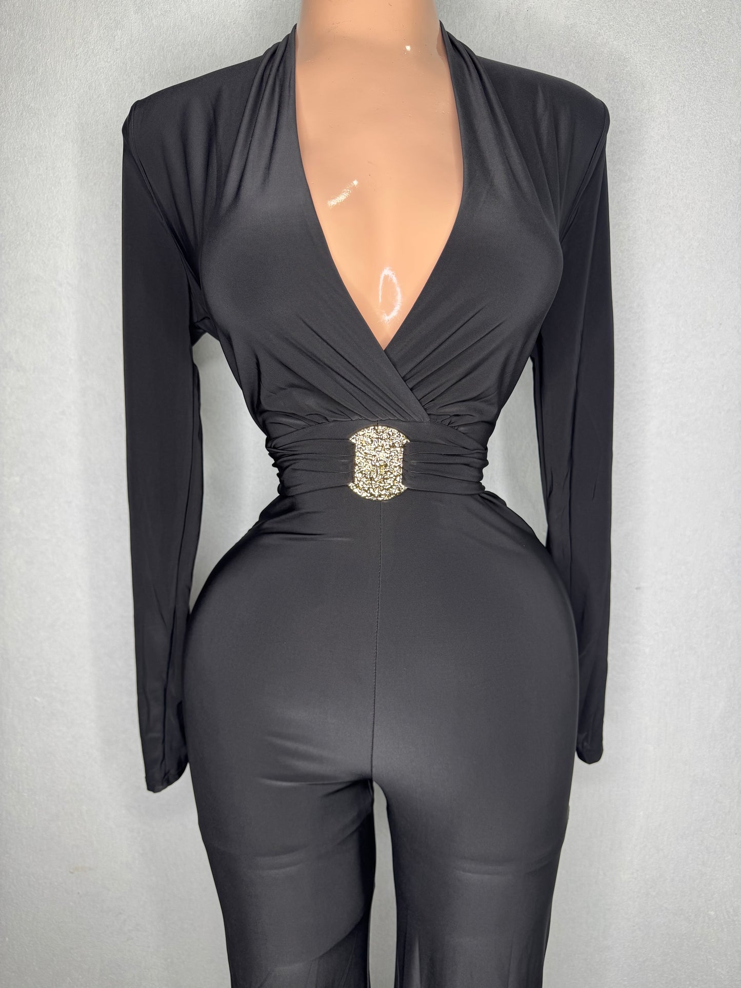 Glam Circle Detail Jumpsuit