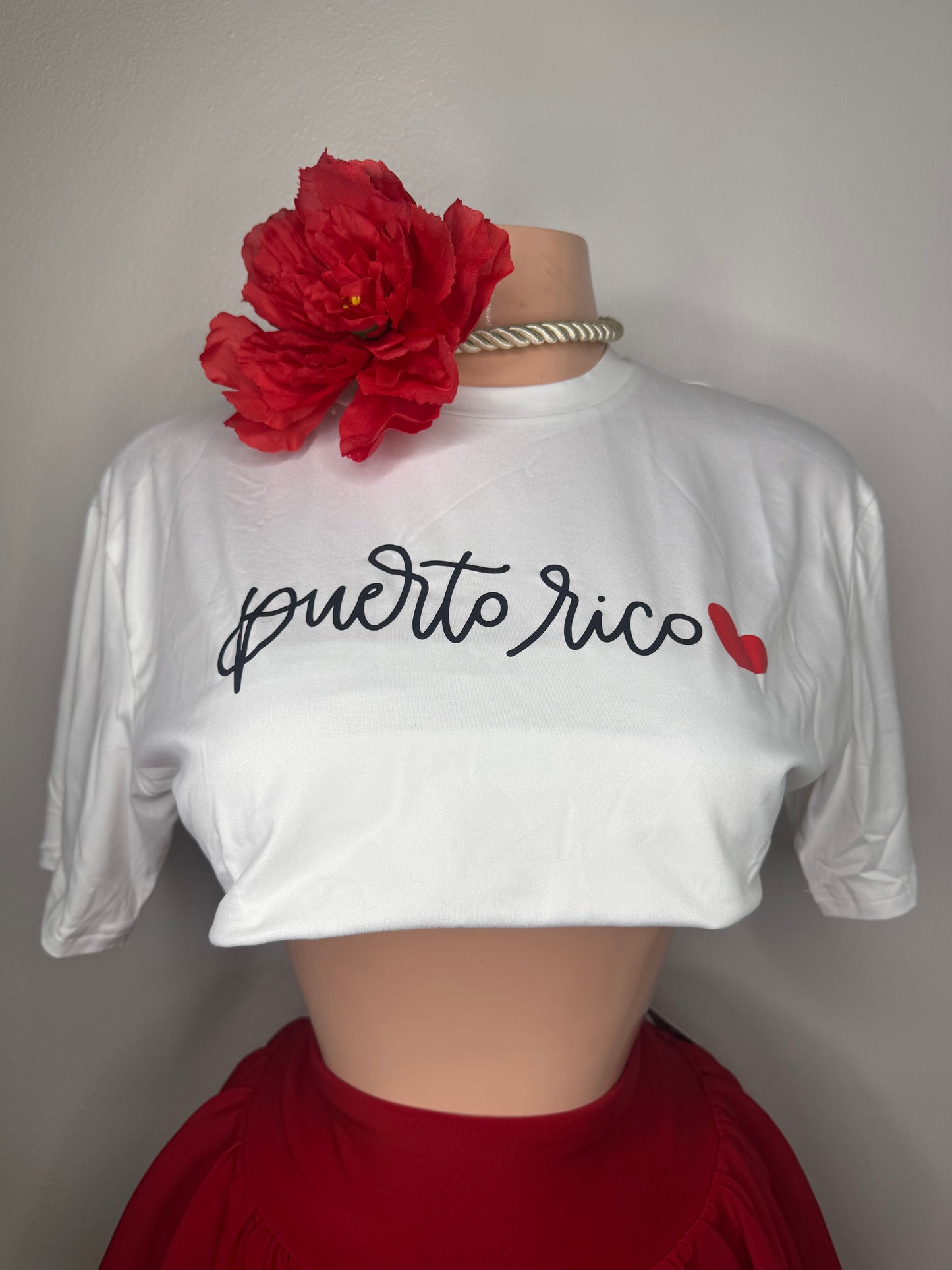 Puerto Rico en mi Corazón ♥️ Crop Tshirt