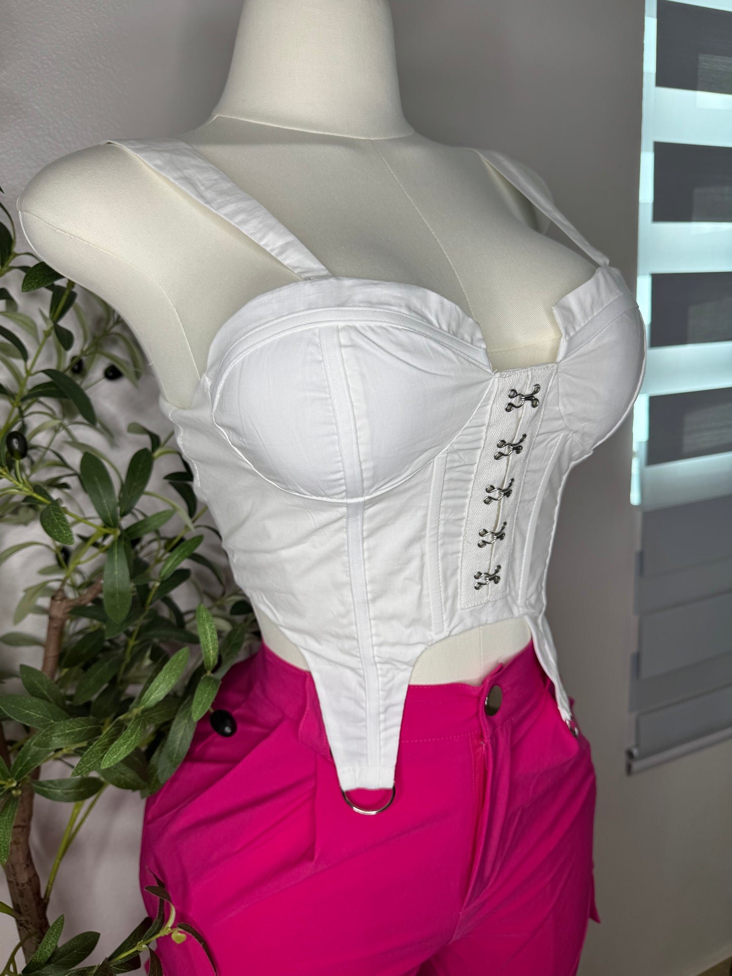 Perfect Corset Top In white
