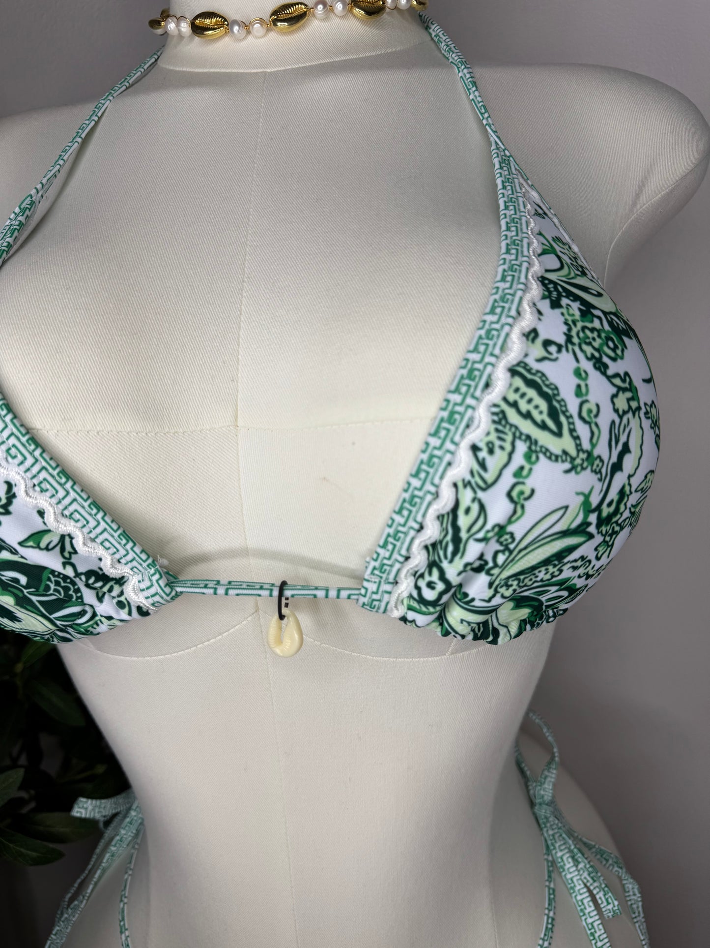 Green Seashell π Bikini