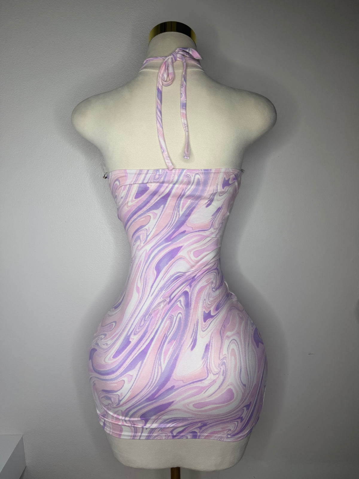 Marble Purple Pink Dress