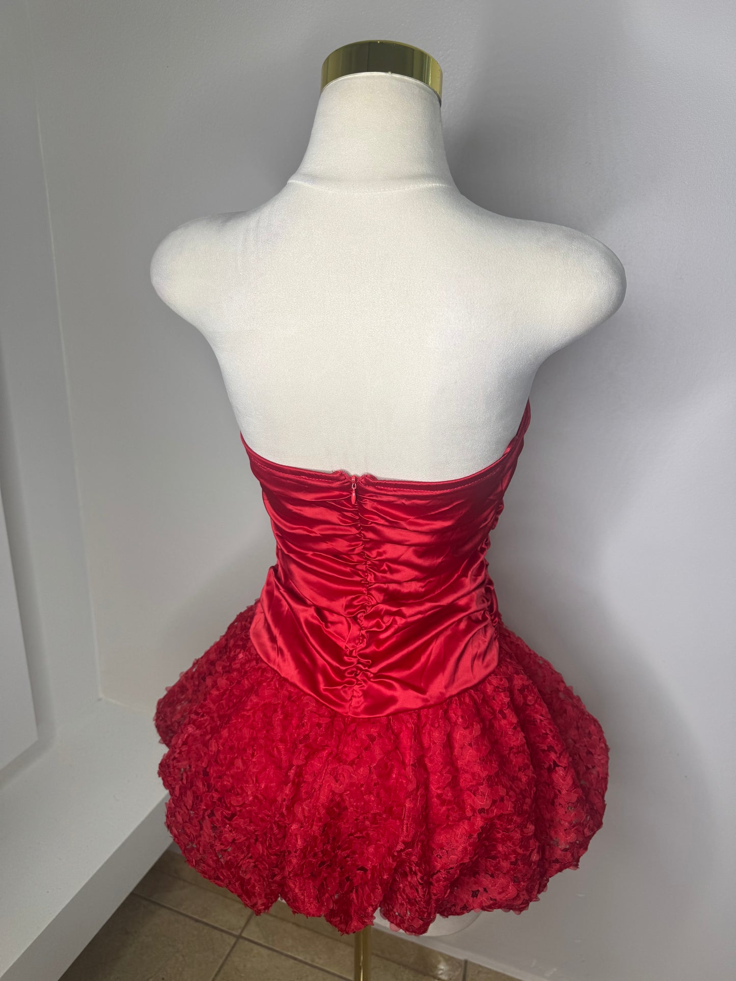 Stunning π Bubble Red Dress