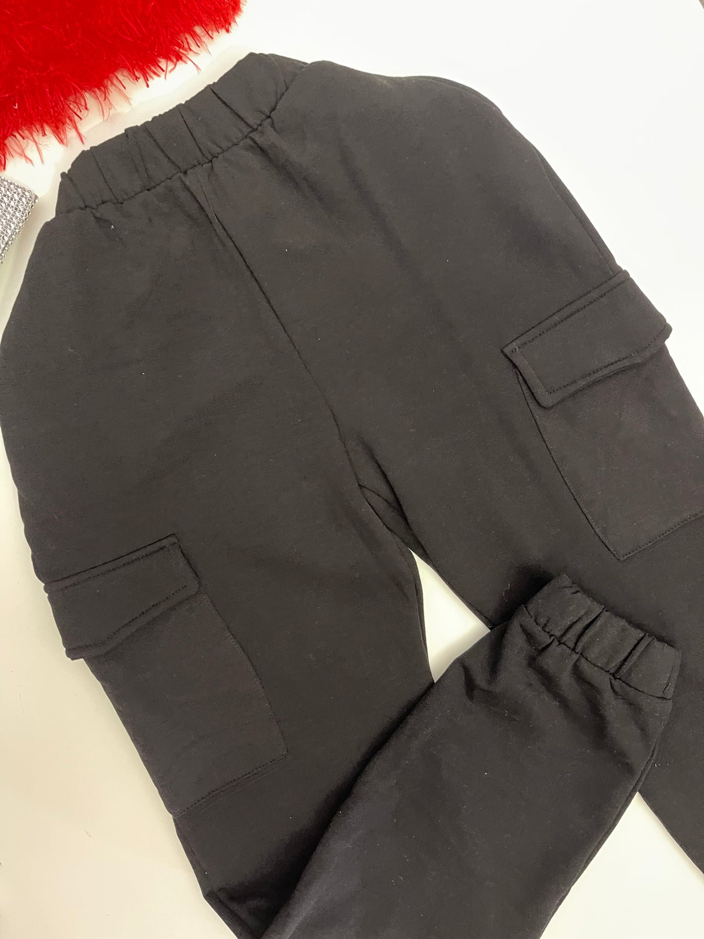 Comfy Cargo Jogger Negro