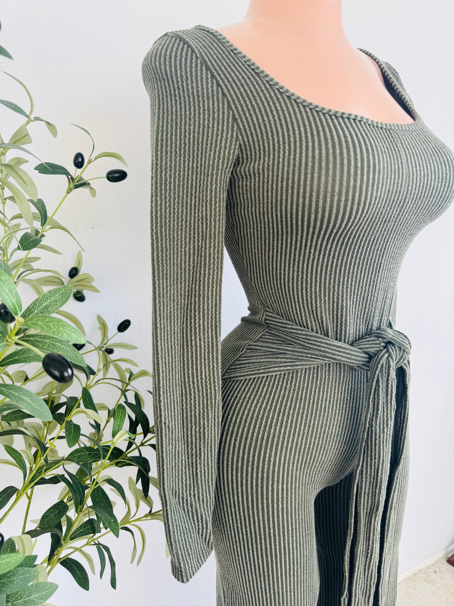 Season Jumpsuit in Olive