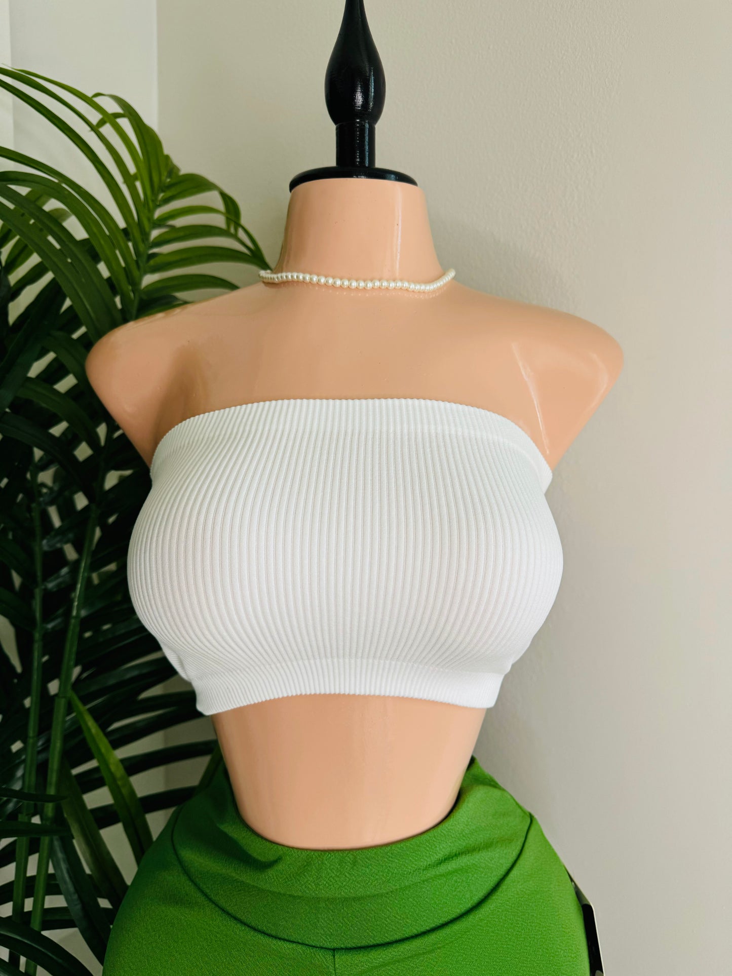 Basic Tube Top in White