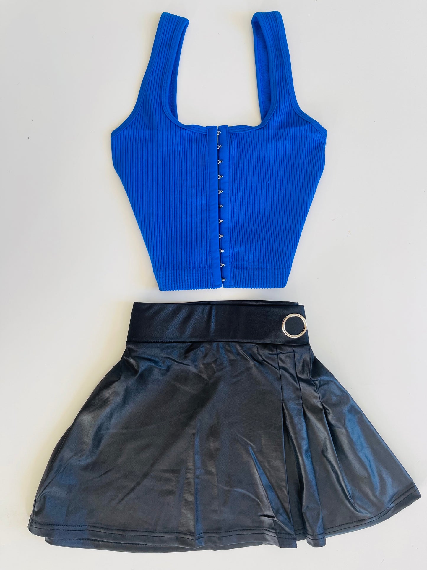 Leather Skirt Black