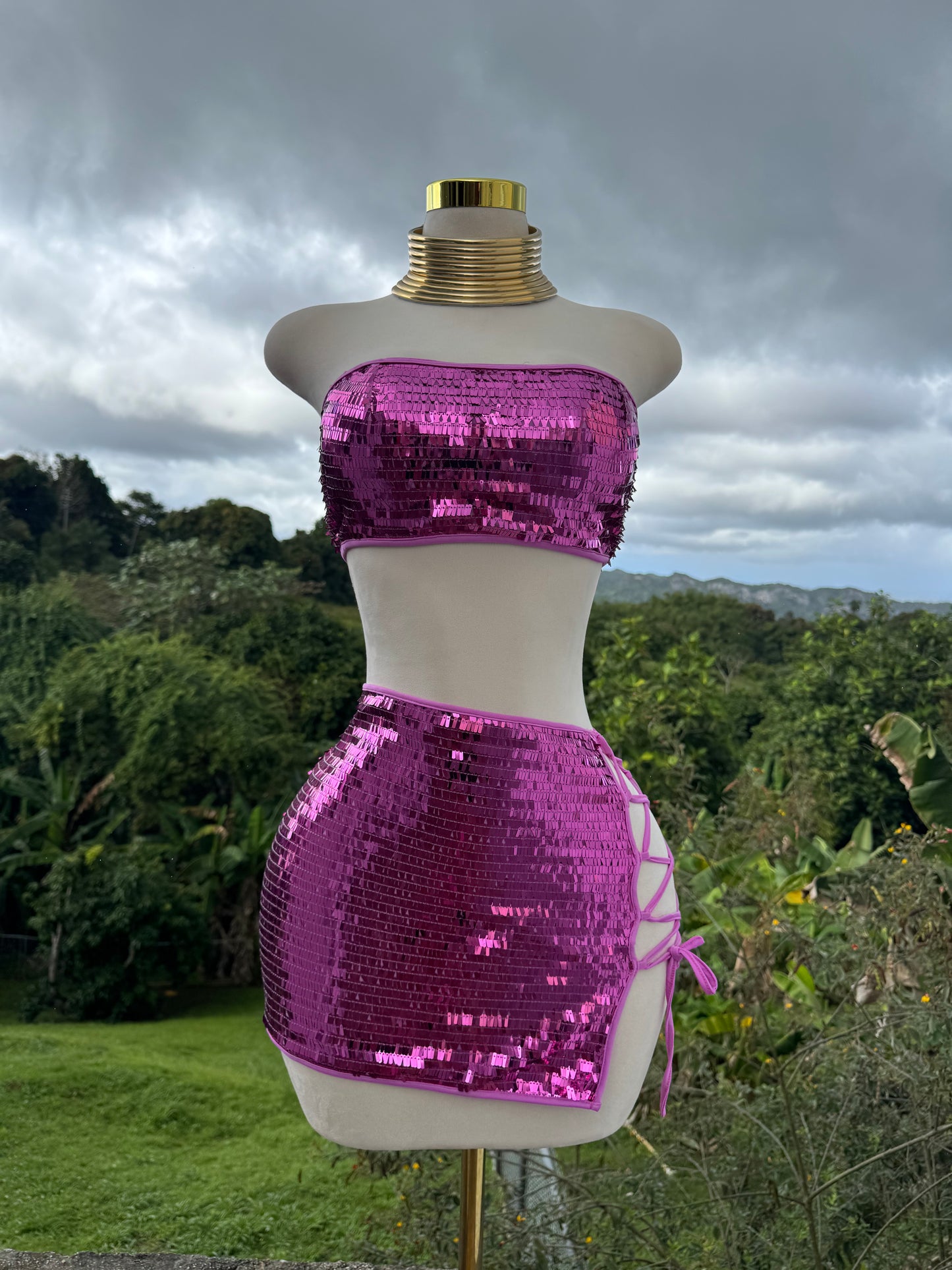 Party Set in Purple Pink