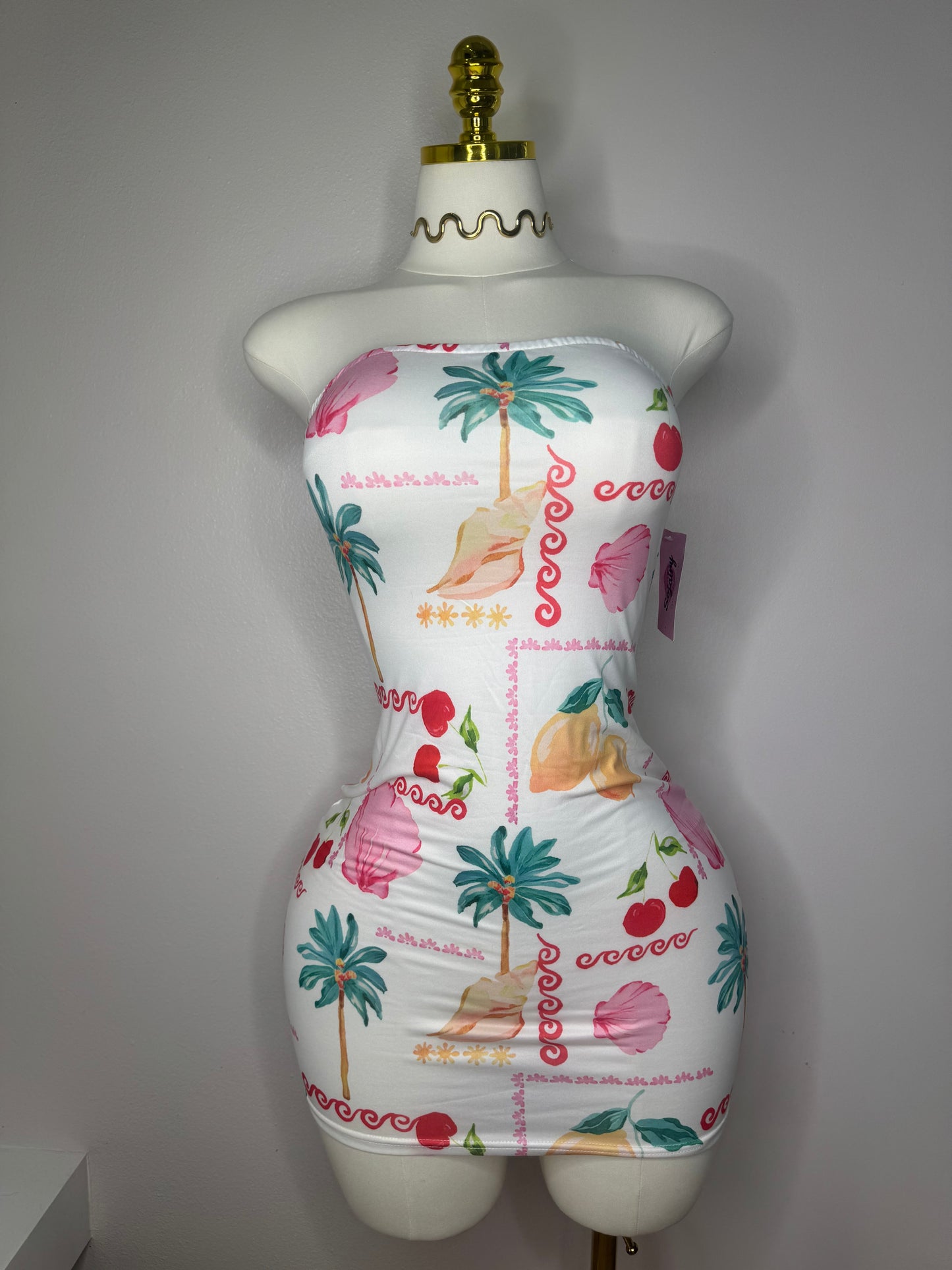 Palms and Seashells Dress