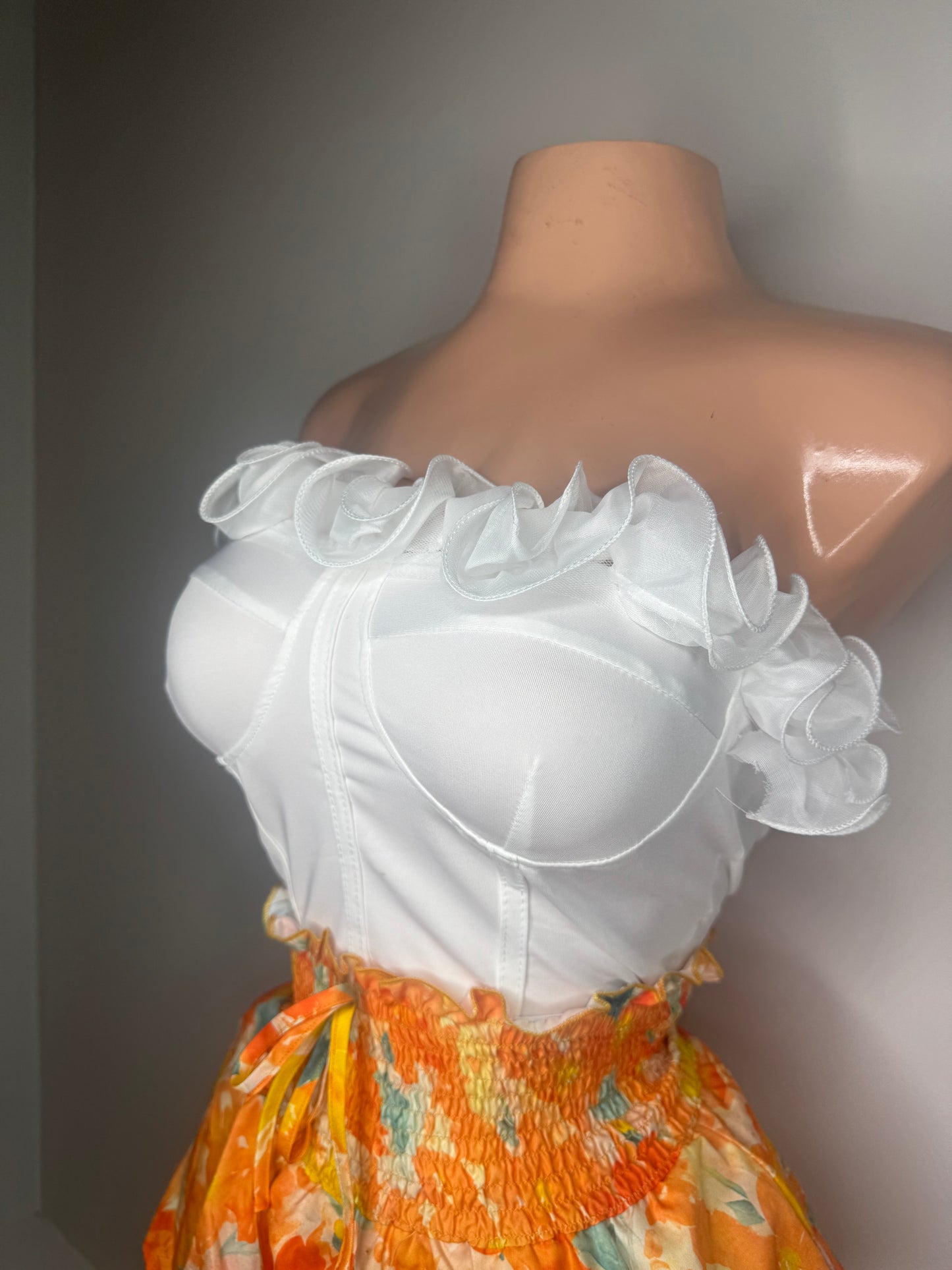 Ruffles Tube Top