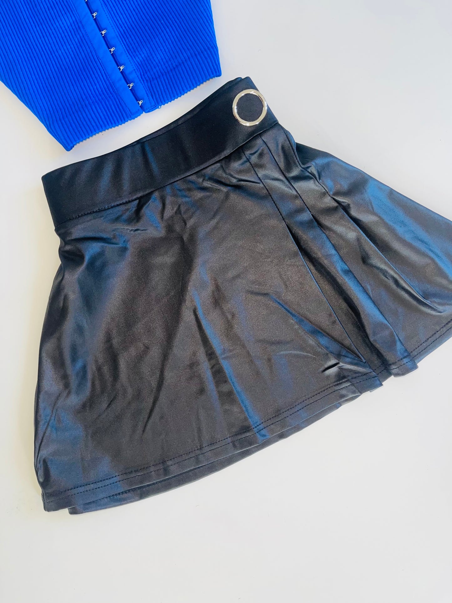 Leather Skirt Black