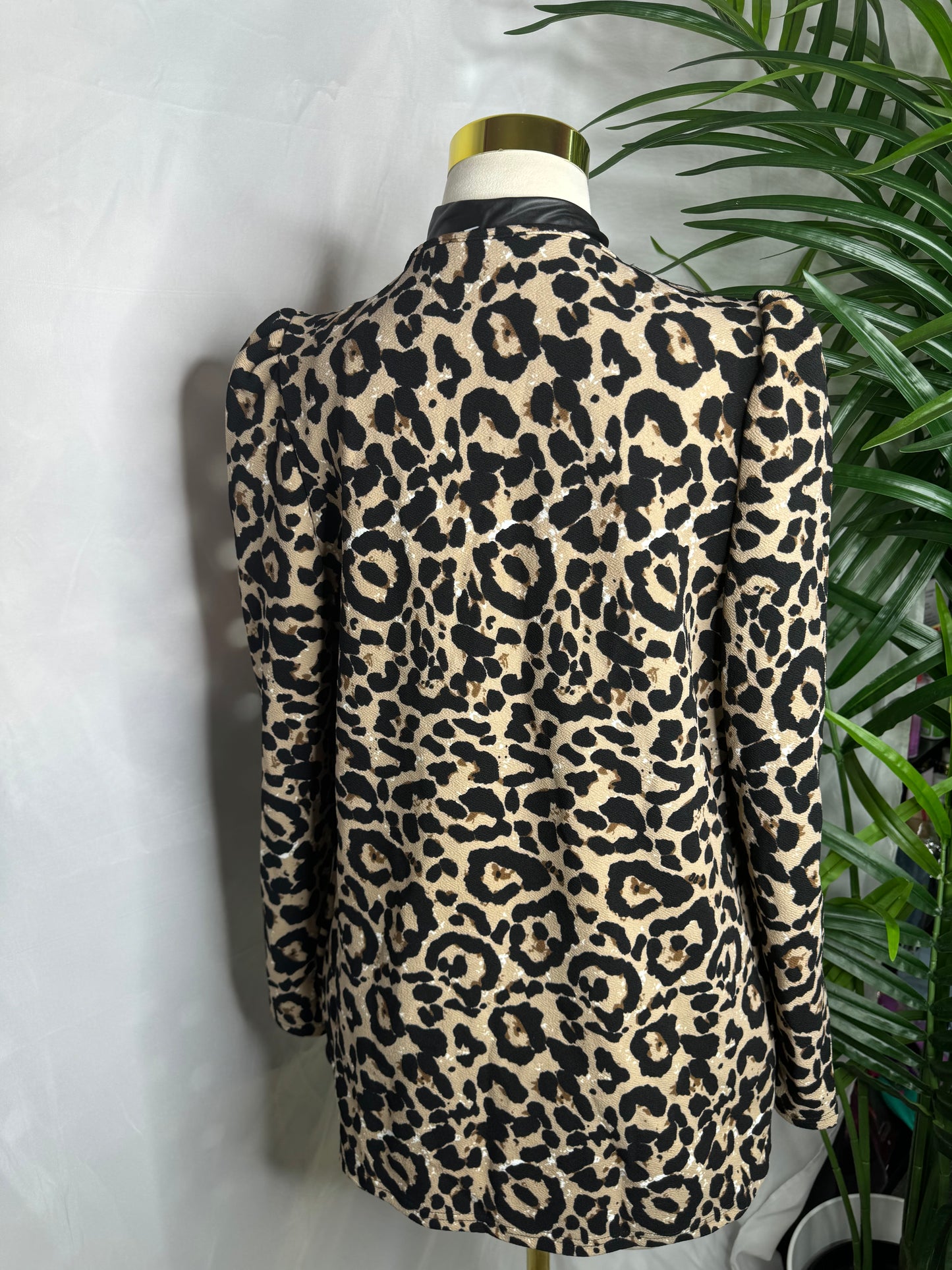 Leopard Blazer