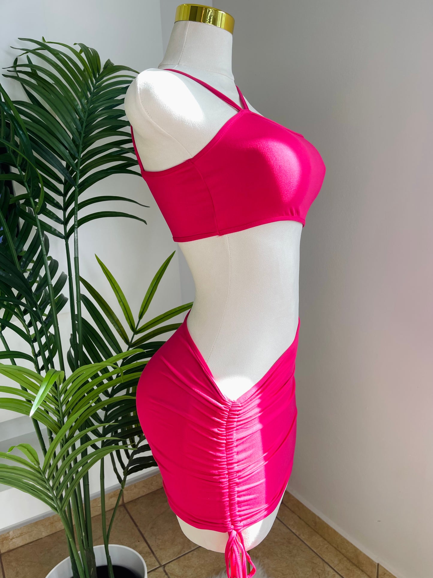 Sexy Cutout Dress in Pink ๐ธ