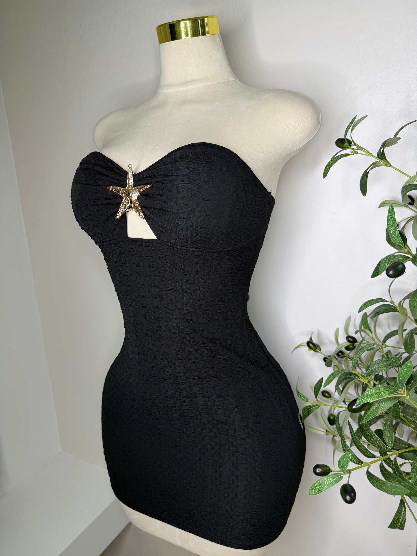 Starfish Dress in black
