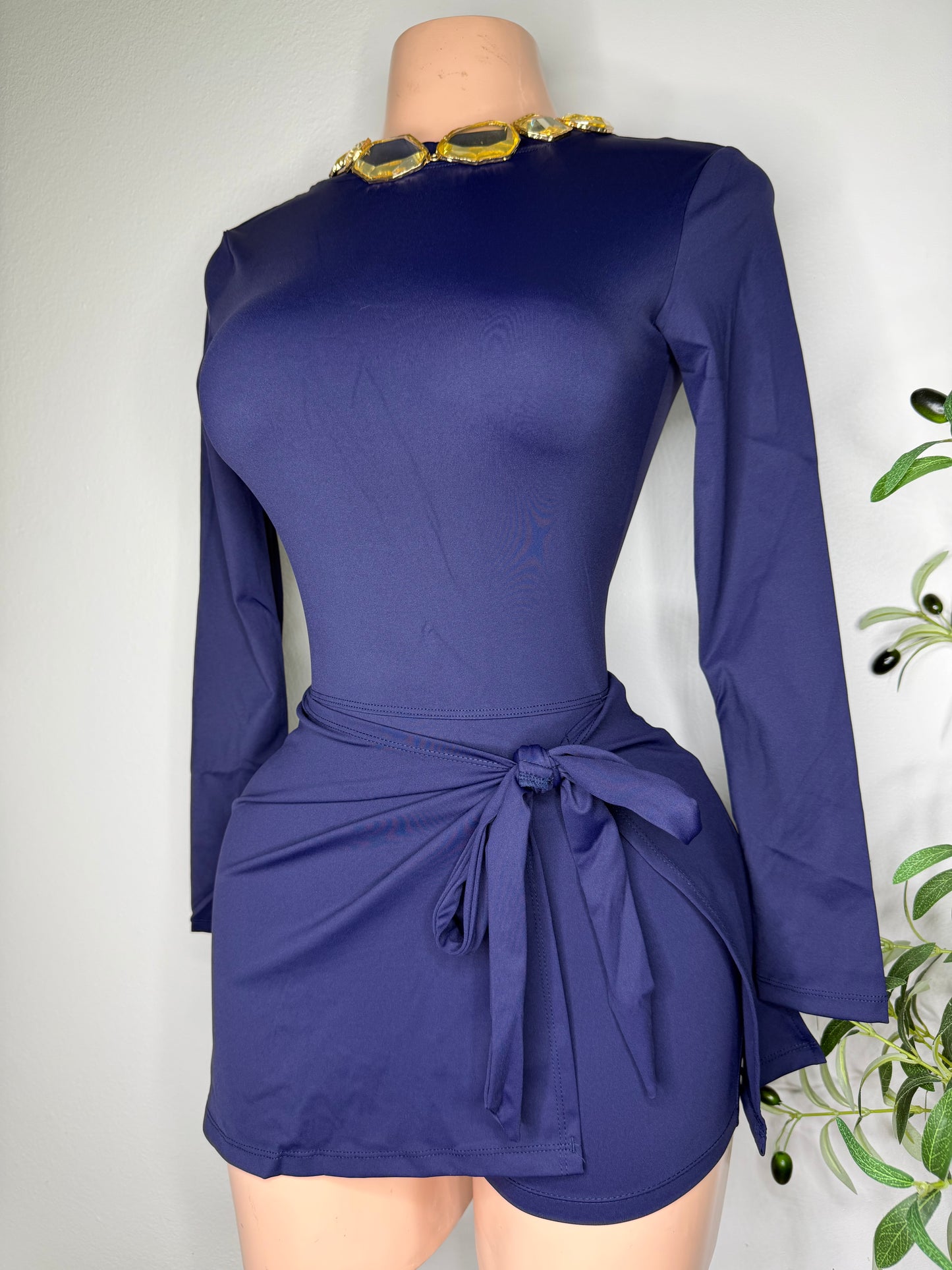 Sporty Dress in Navy
