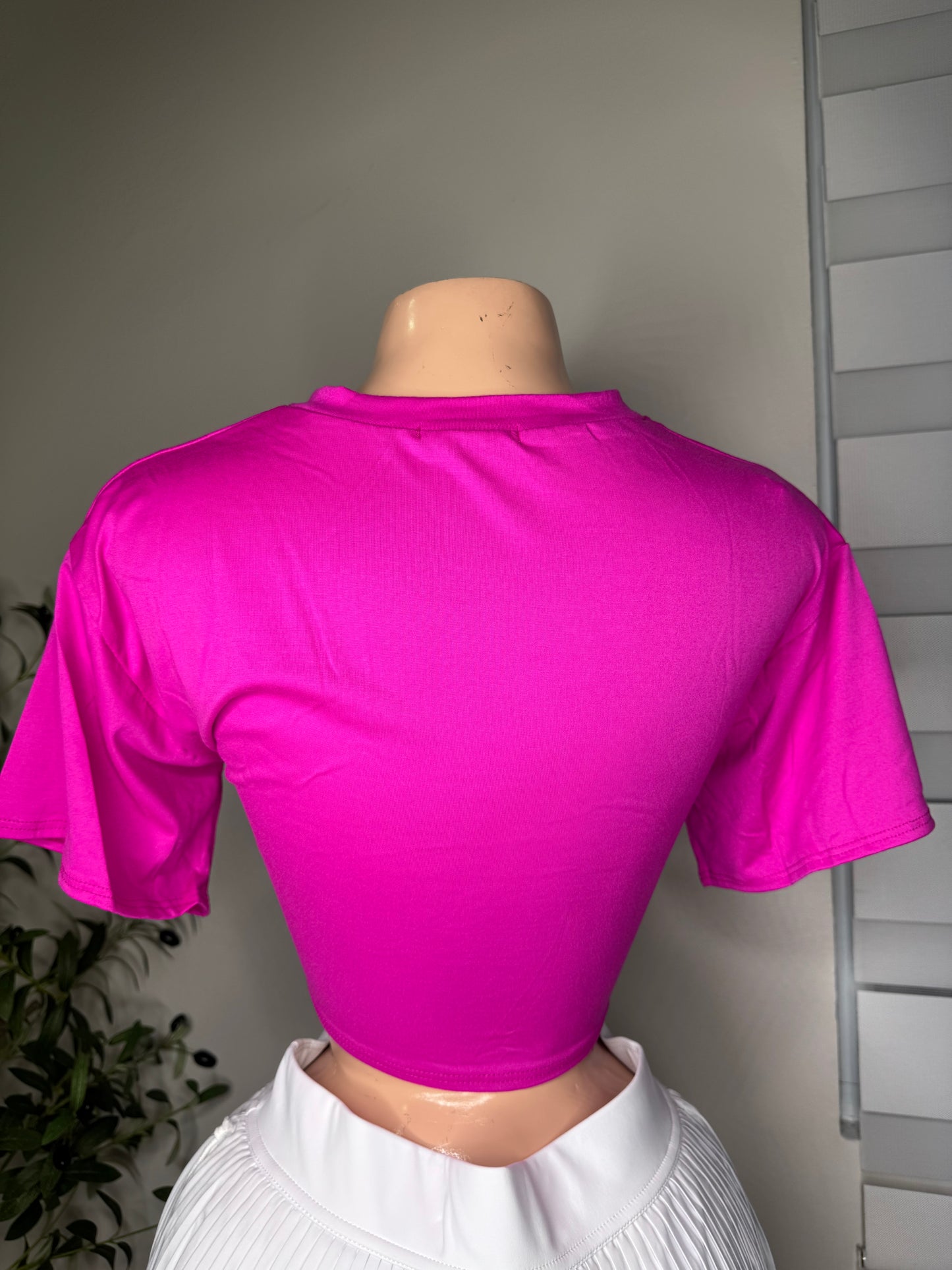 Girl Power Top Fushia