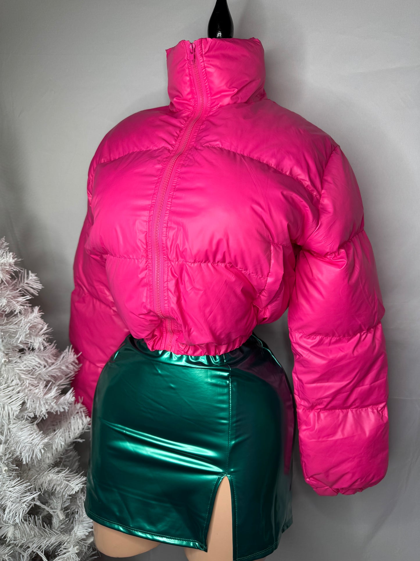 Bubble Gum Puffer Jacket