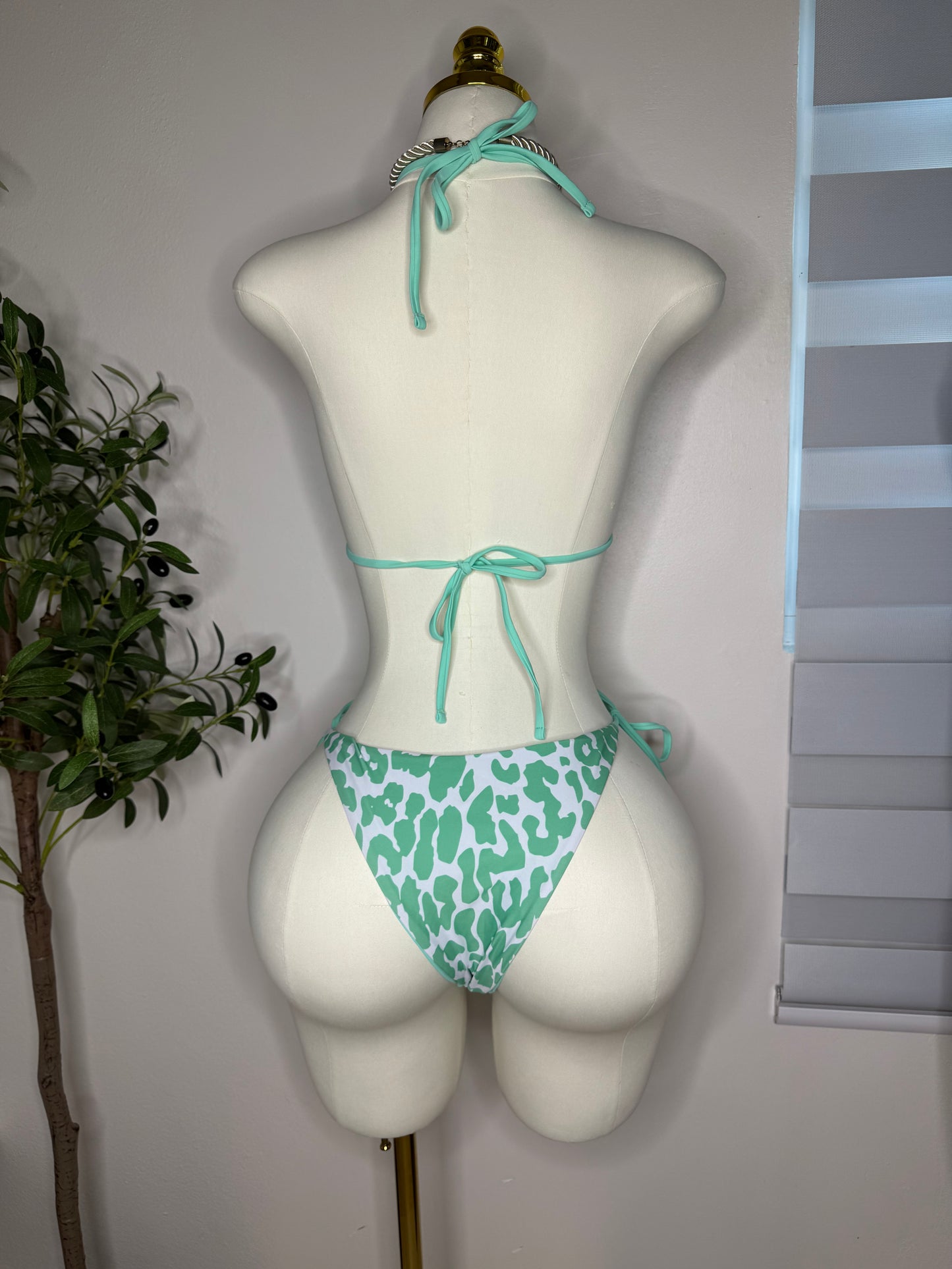 Aqua Leopard Bikini