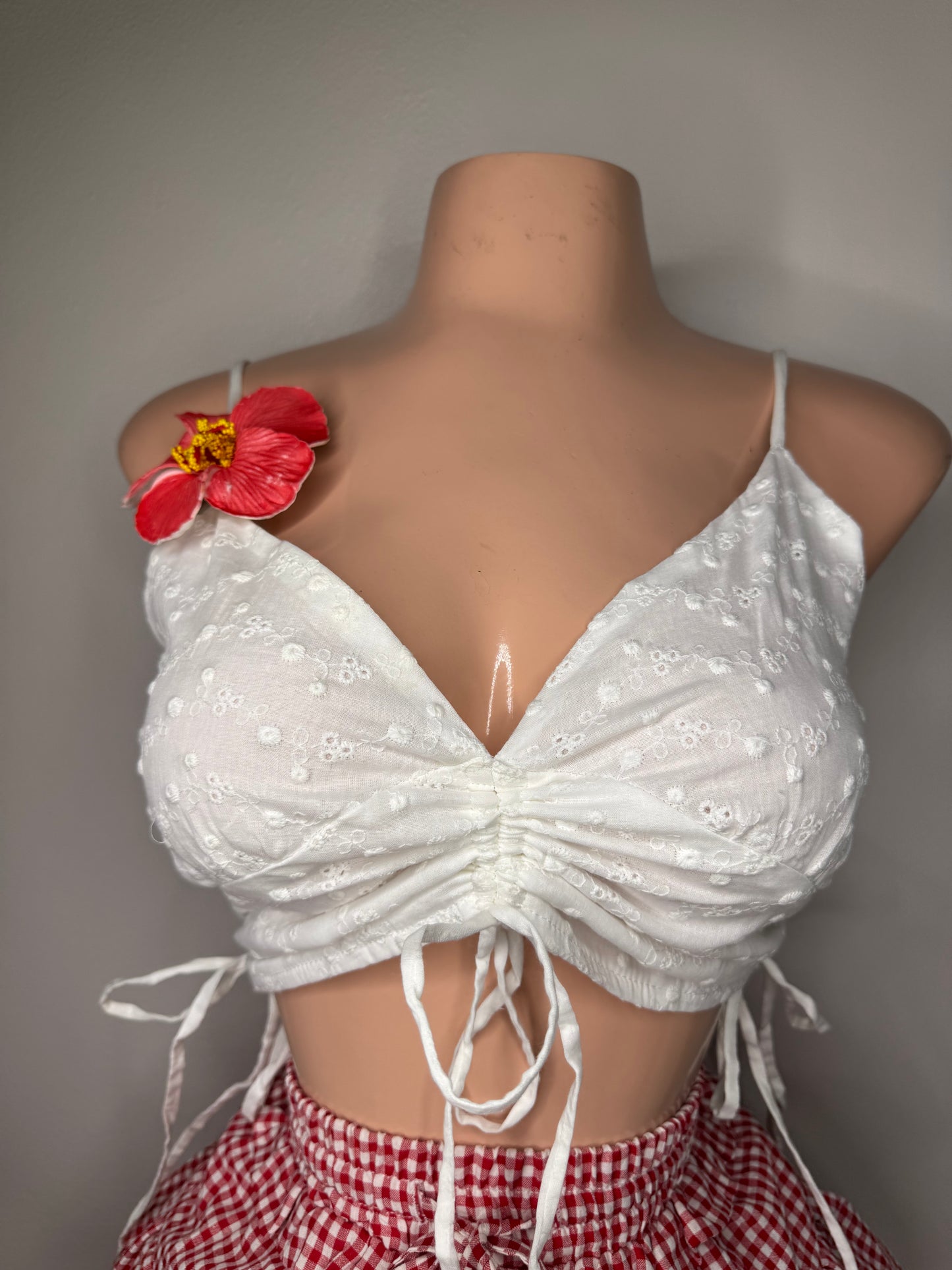 Eyelet White Top