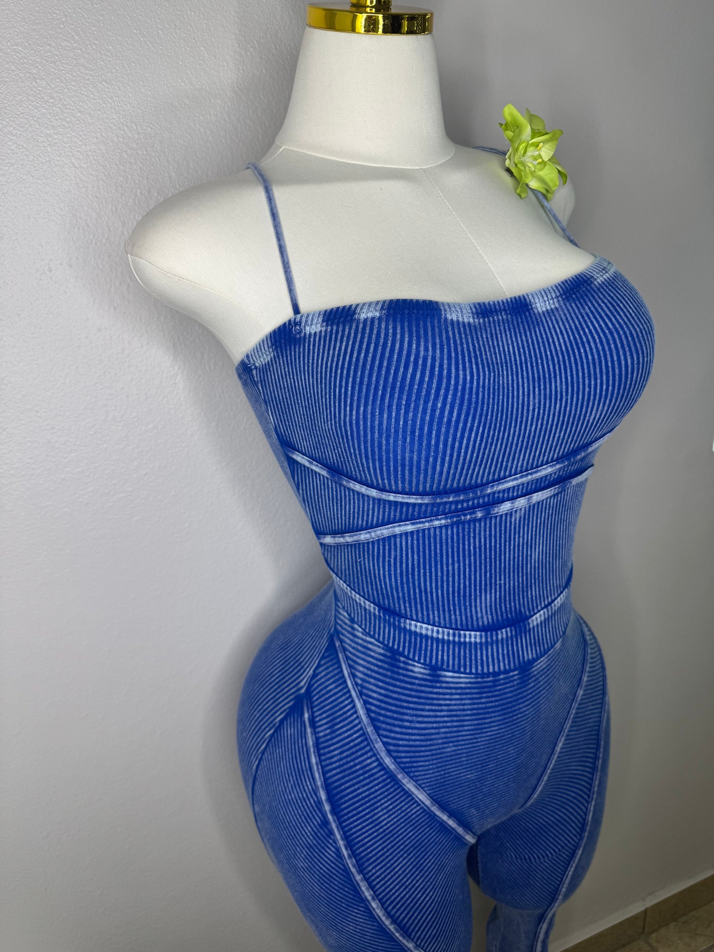 Ocean Blue Mineral Jumpsuit