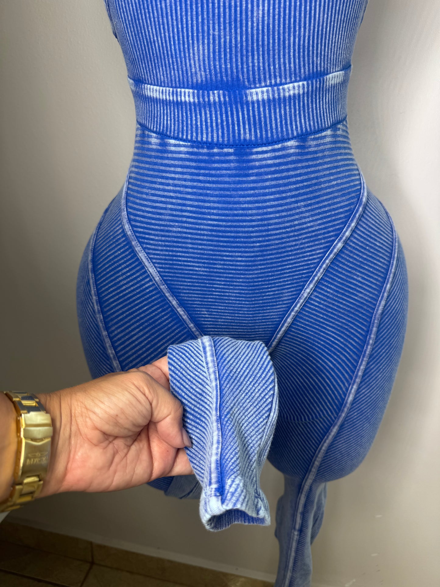 Ocean Blue Mineral Jumpsuit