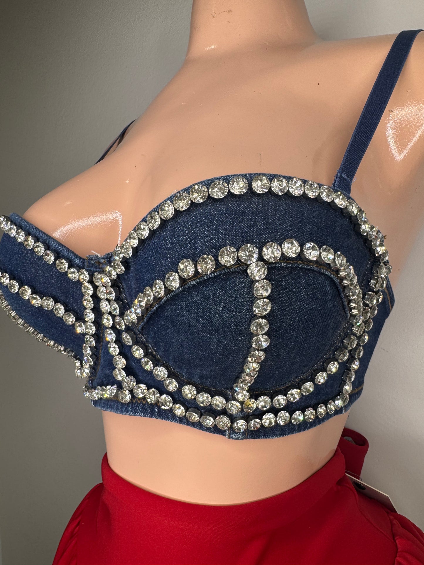 Denim and Stones Top