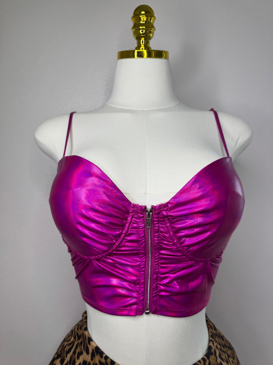 Pinky Foil Top