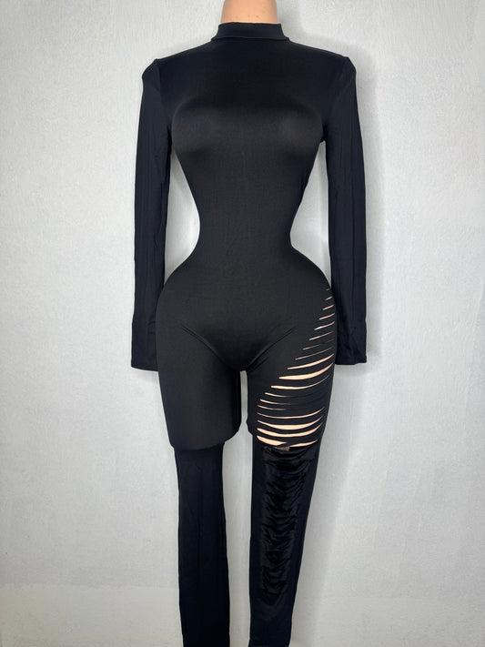 One Leg Body Jumpsuit