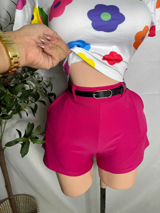 Stretch Short in Pink