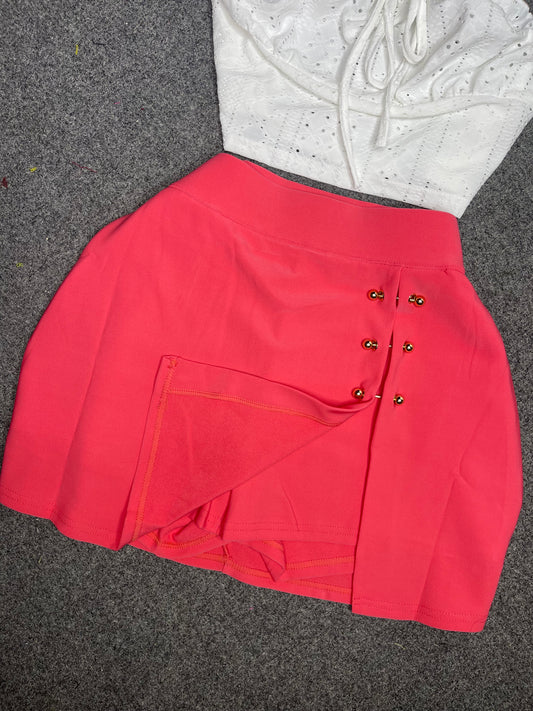 Pin Skort Coral