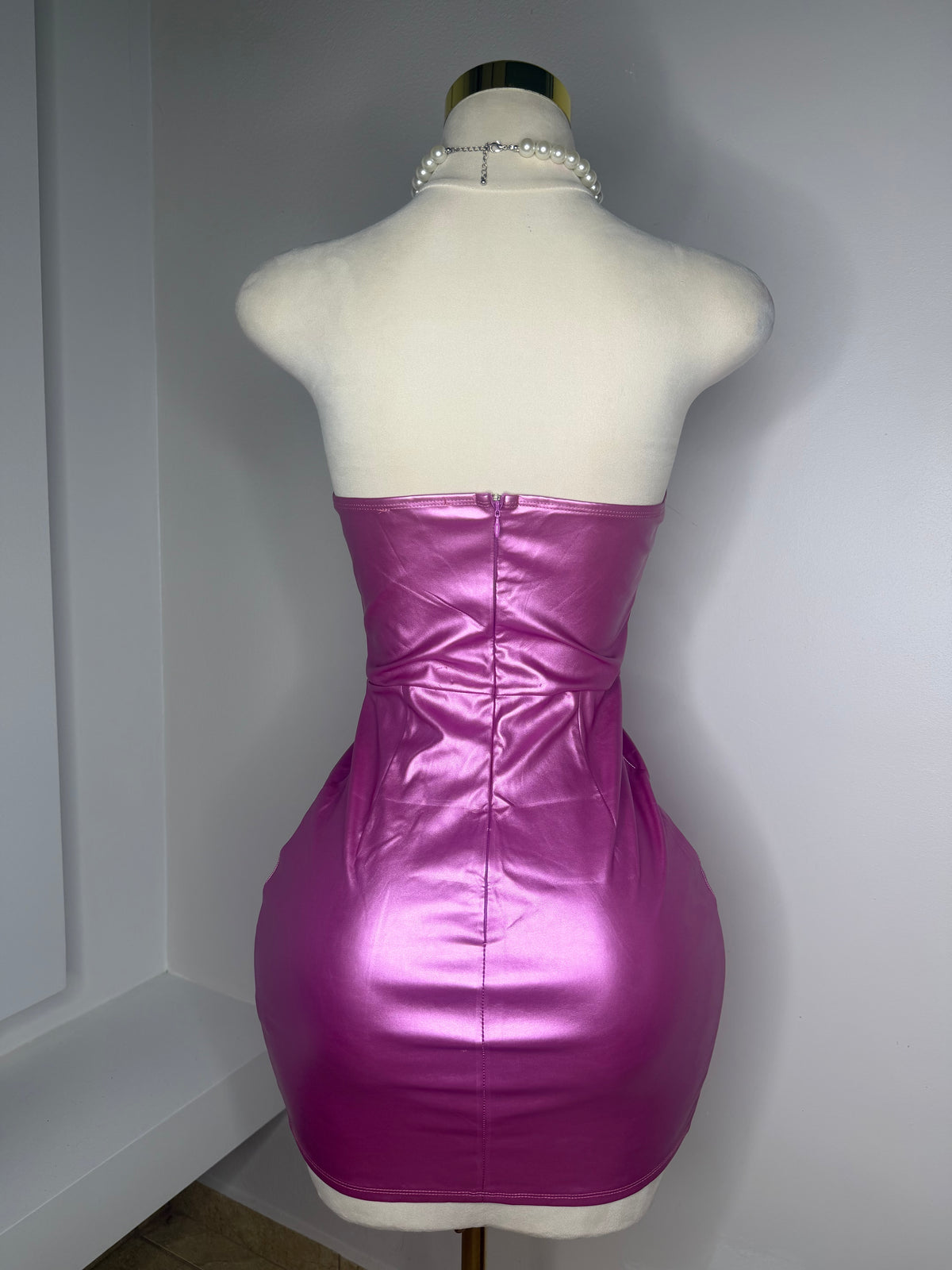 Pink Metallic Dress