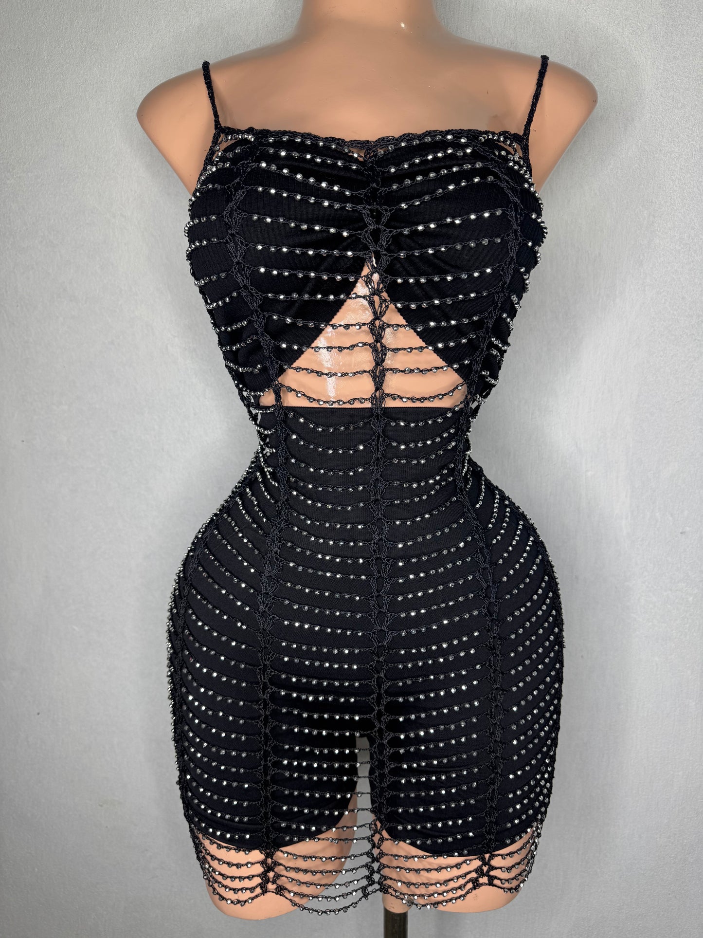 Midnight Glam Mesh Dress ( Solo Malla)