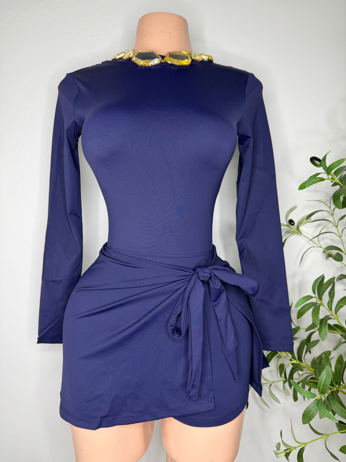 Sporty Dress in Navy