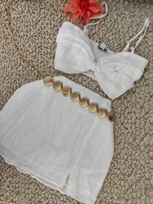 White Skirt Set