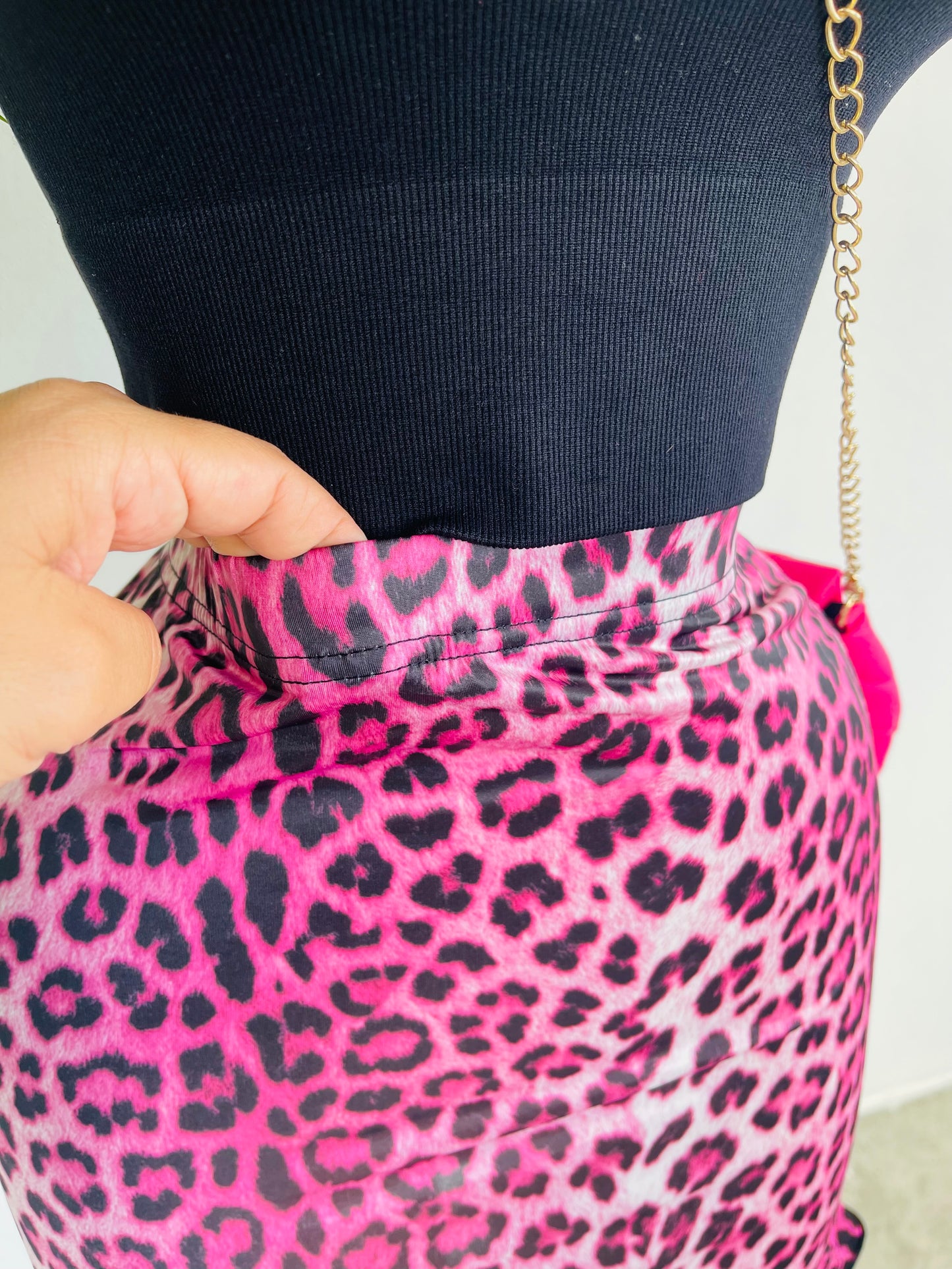 Falda Pink Leopard