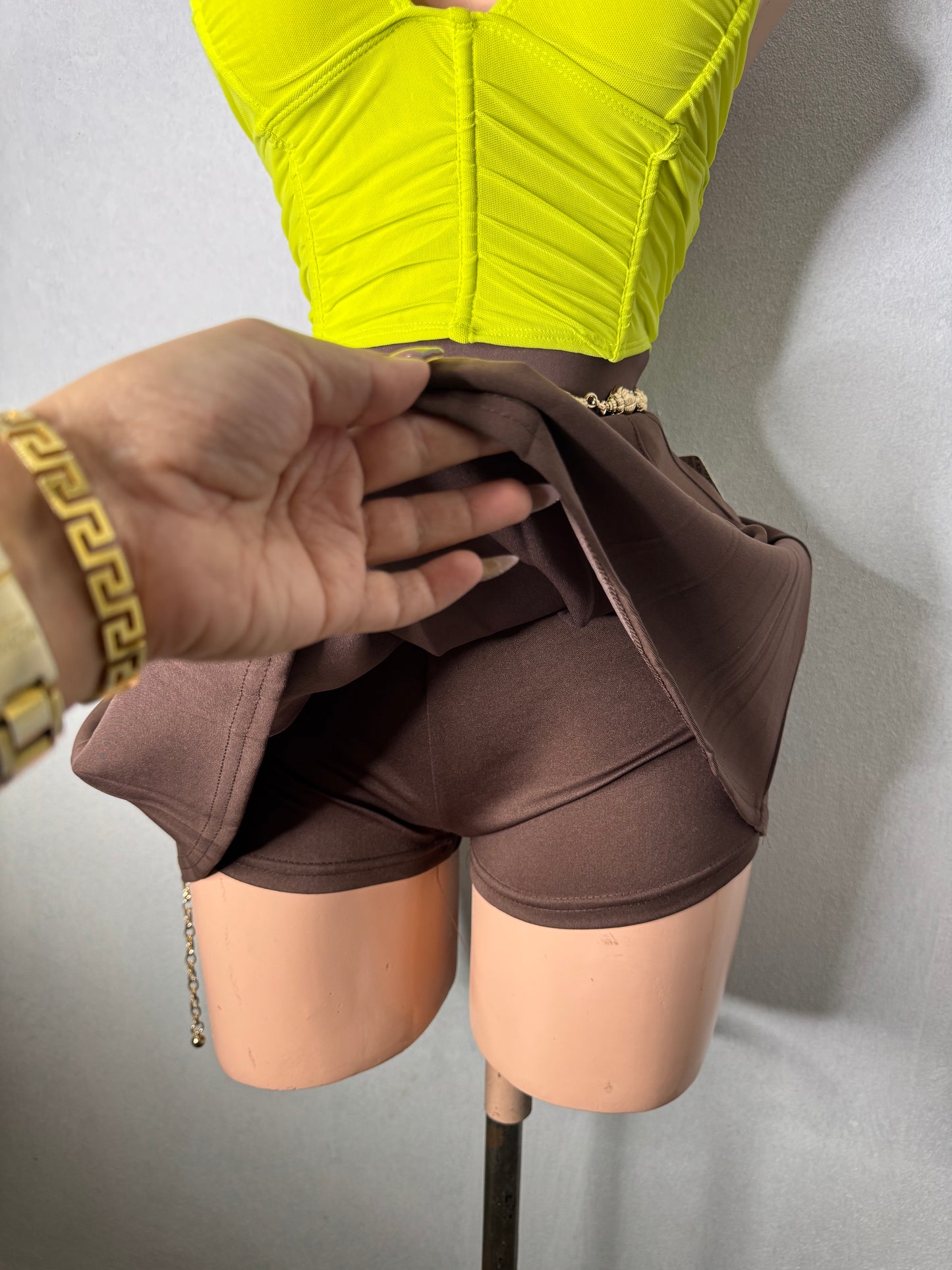 Brown School Skort