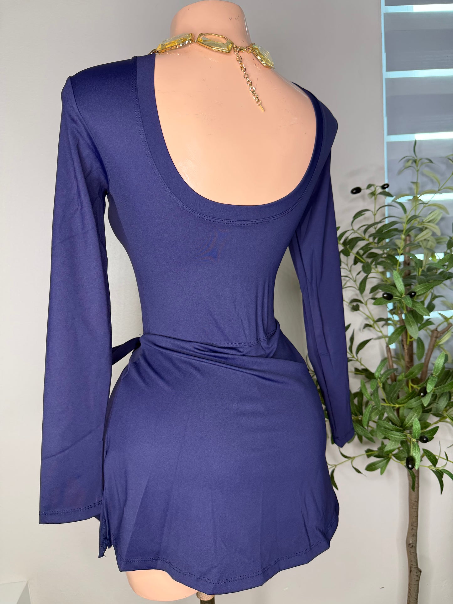 Sporty Dress in Navy