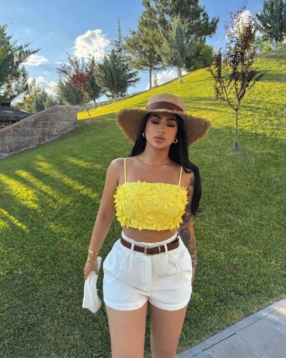 Perfectly Made Flowers Top