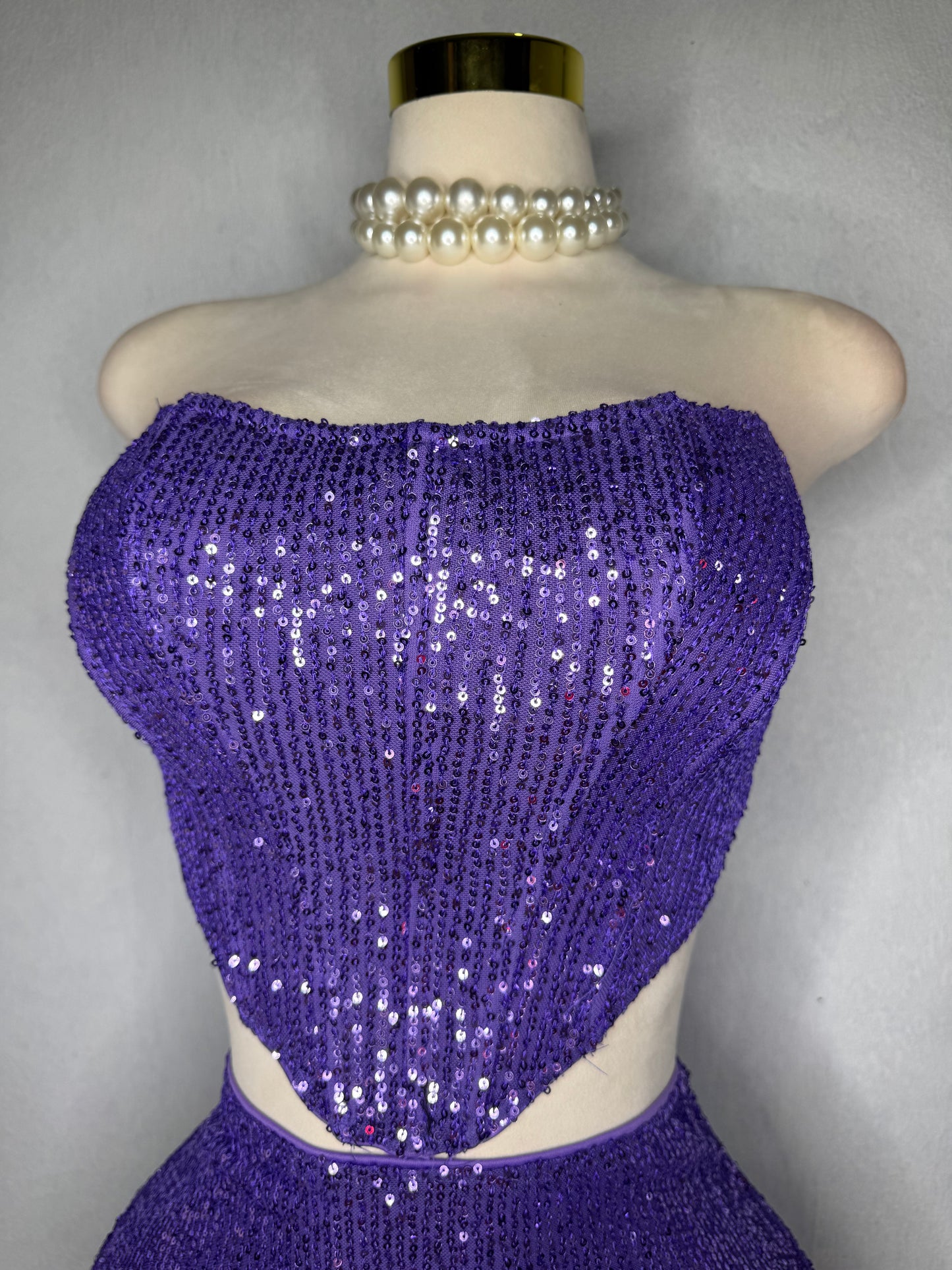 Sequined Babe Set in Lilac 💜