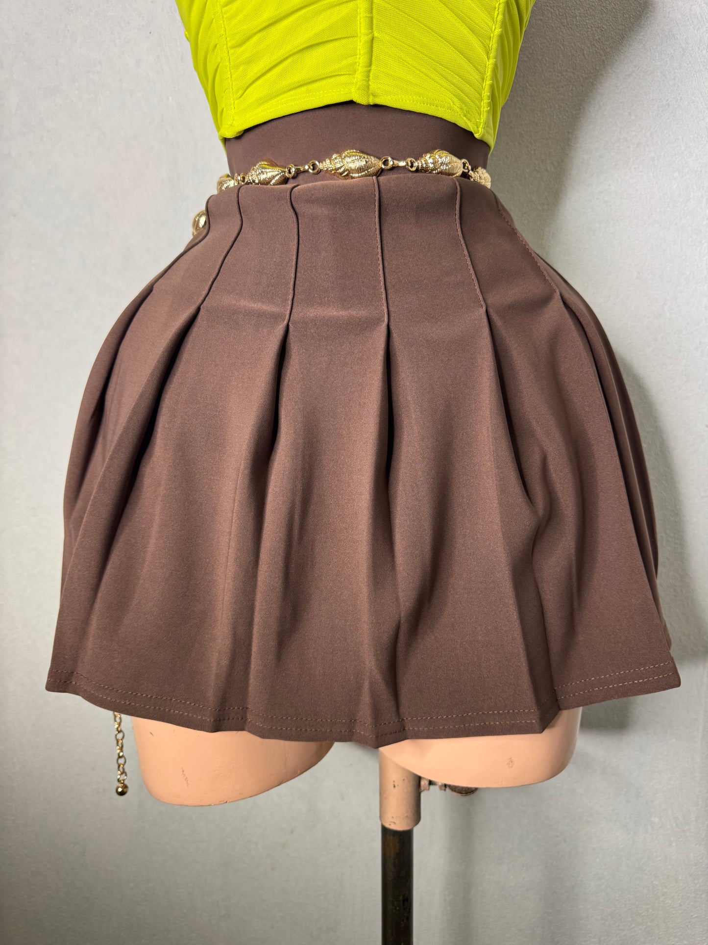 Brown School Skort