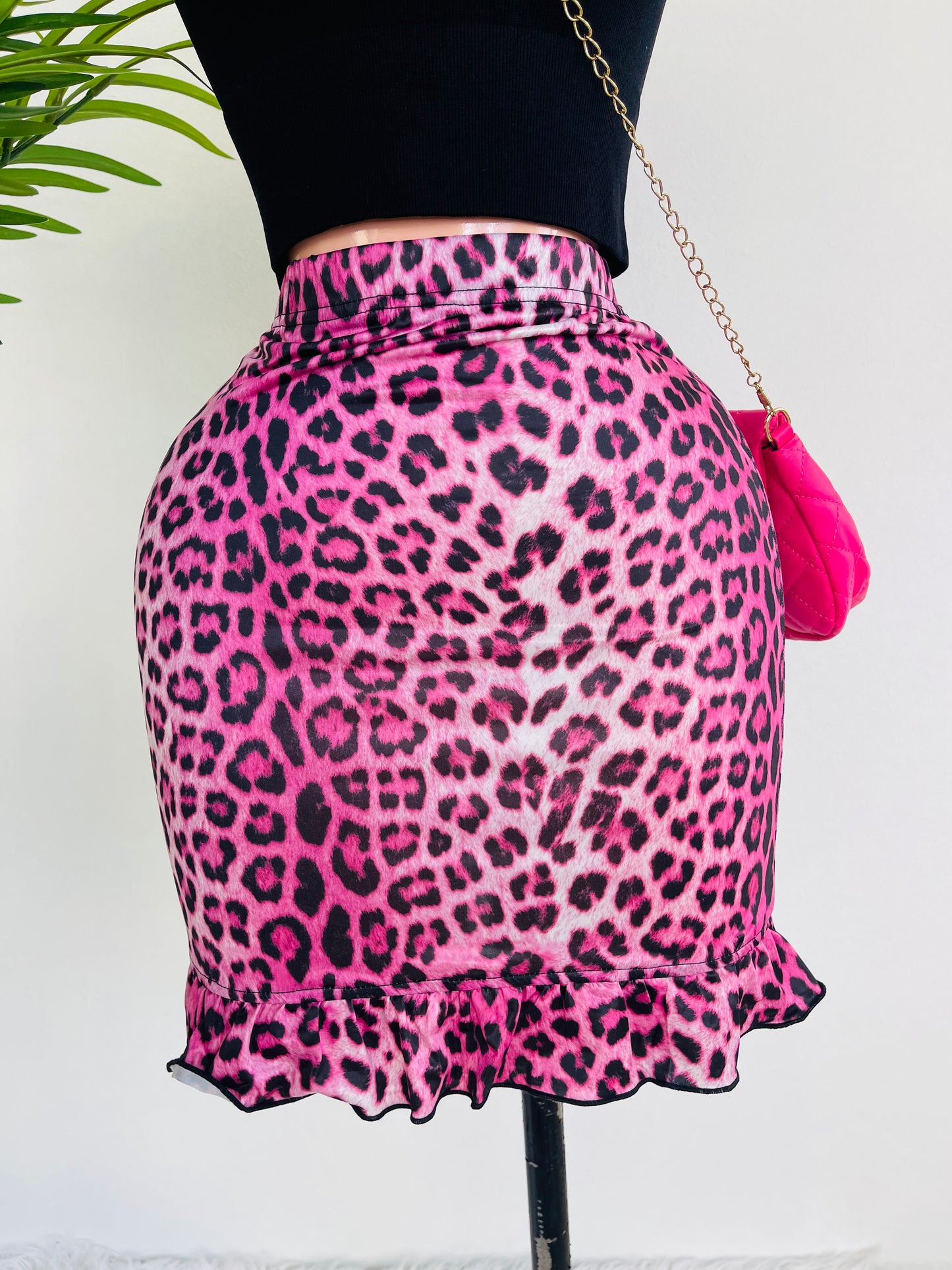 Falda Pink Leopard