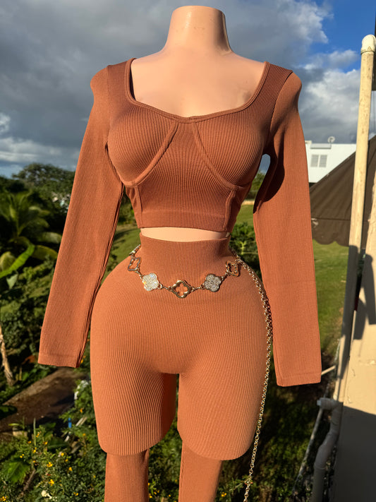 Moldeador Reductor Manga Chestnut Brown