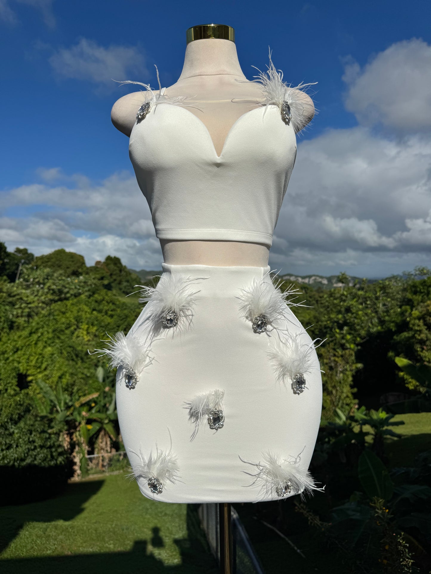 Diamonds and Feathers Set