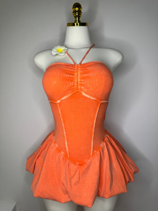 Oranges 🍊 Mineral Bubble Romper