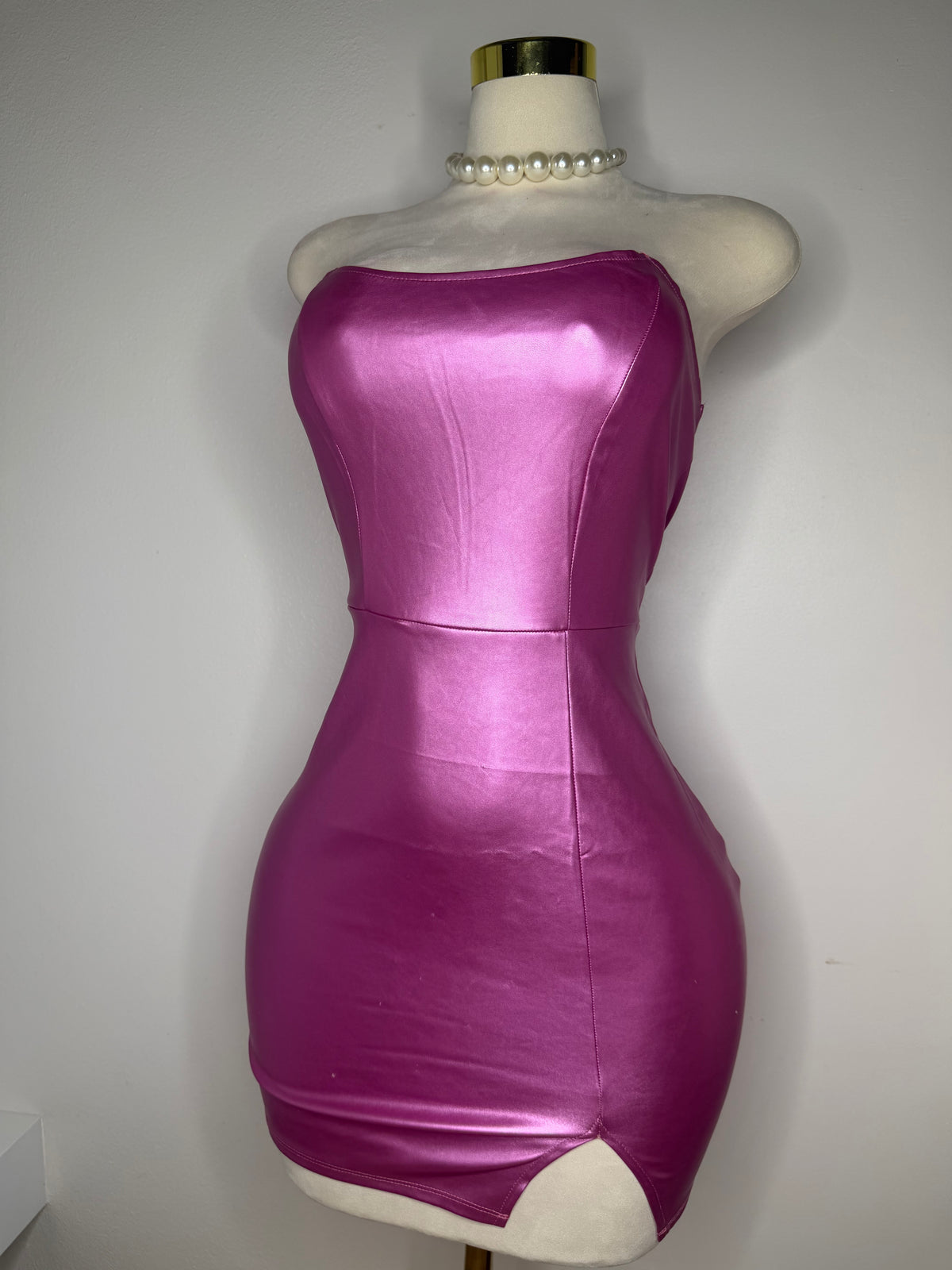 Pink Metallic Dress