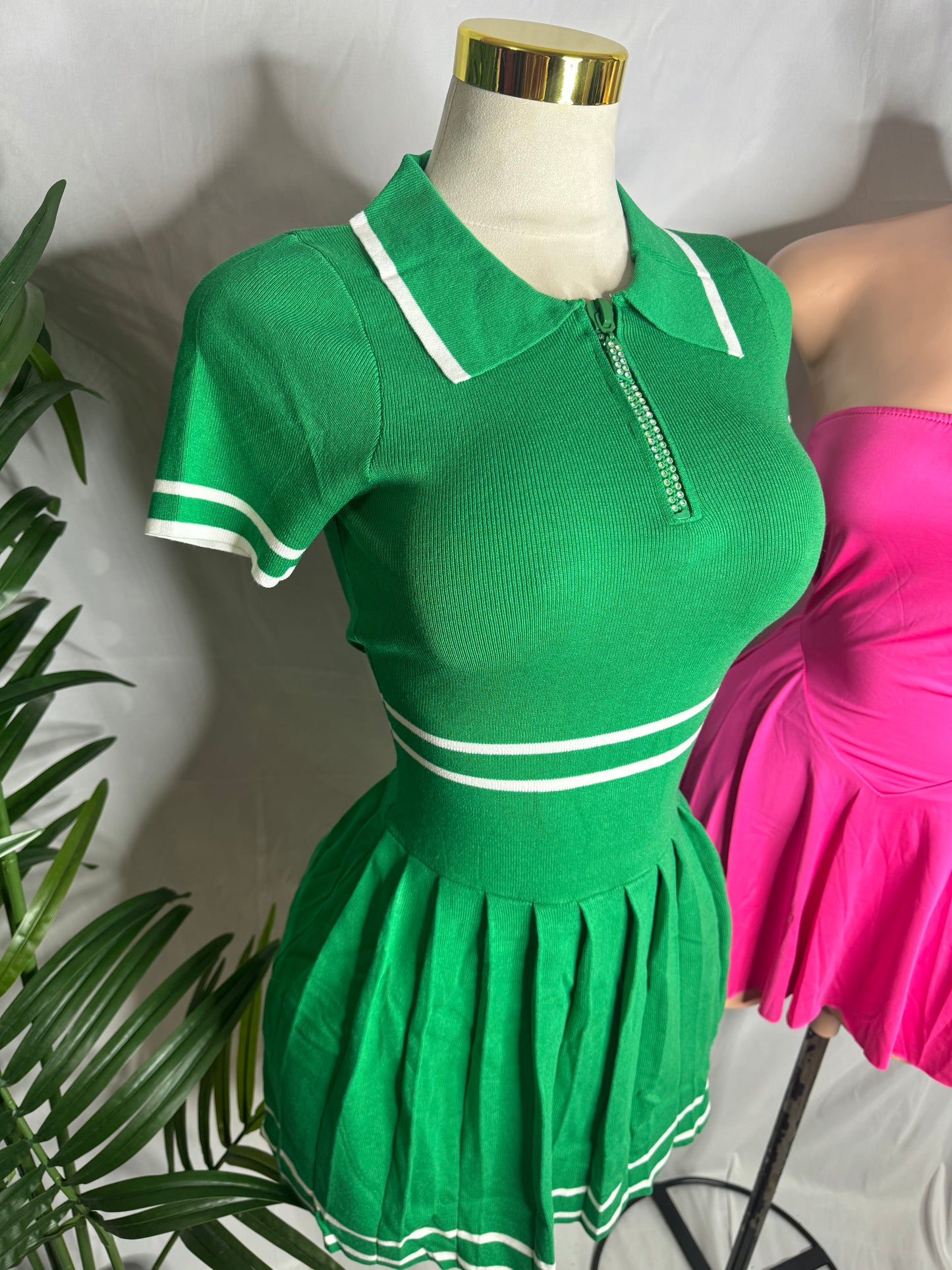 High Quality Tenis Dress in Green