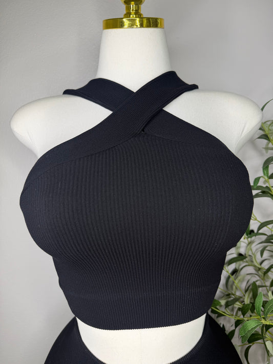 Top Cuello Cruzado (Moldeador)