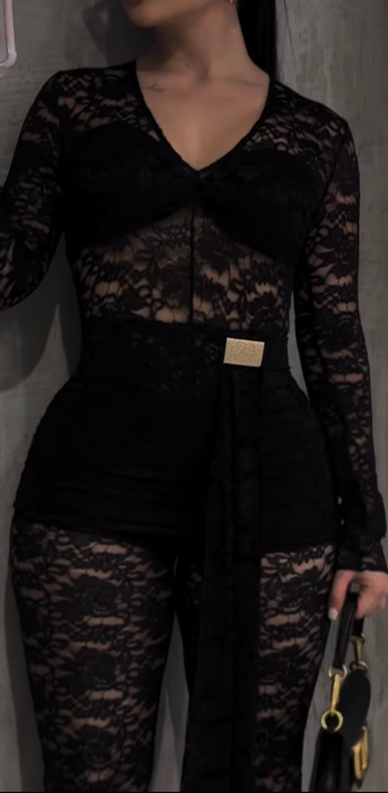 All Over Lace Jumpsuit