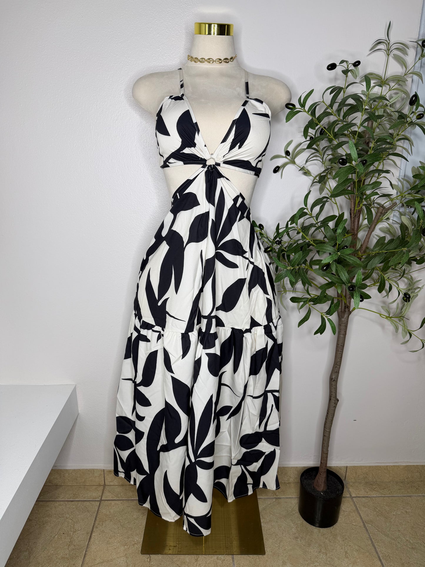 Black and White Summer Dress